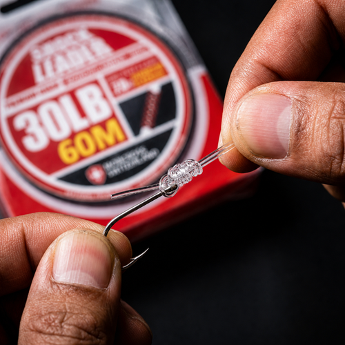 MONCROSS Premium Switzerland Shock Leader Monofilament Fishing Line - 30LB, 60M, 0.435mm Diameter, Abrasion Resistant, Exceptional Handling, Low Memory, Smooth Texture Saltwater Fishing Line for Superior Performance