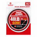 MONCROSS Premium Switzerland Shock Leader Monofilament Fishing Line - 40LB, 60M, 0.435mm Diameter, Abrasion Resistant, Exceptional Handling, Low Memory, Smooth Texture Saltwater Fishing Line for Superior Performance